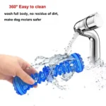 TPR Squeaky Dog Toy Plastic Bone Shape Chew Toy for Dogs with Sound Teeth Cleaning Anti - Bite Molar Stick Pet Supplies - Image 4