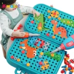 DIY Nut Hand Disassembly Assembly Puzzle Simulated Screwing Toolbox Early Educational Kids Toy Shape Insert Blocks Toys For Boys