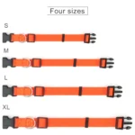 Adjustable Dog Collars for Small Medium Large Dogs,Thin Nylon Webbing & Quick Release Plastic Buckle Dog Collar Pet Accessories - Image 4