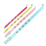 Bone Rivets Leather Dog Collar Colourful Puppy Neck Strap Collar For Small Medium Large Dogs Cat Pug Chihuahua Accessories S-XL - Image 4