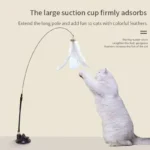 Interactive Cat Toy Funny Simulation Bird Feather with Bell Cat Stick Toy for Kitten Playing Teaser Wand Toy Pet Cats Supplies - Image 3