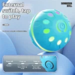 Smart Dog Toys Ball Electronic Interactive Cat Toy Pet Jump and Rolling Ball USB Automatic Moving Bouncing for Large Medium Dogs - Image 4