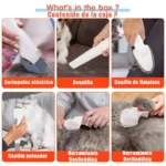 Multi-functional pet groomer and vacuum suction all-in-one Pet grooming set with shaving push and combing brush For dogs and cats - Image 5