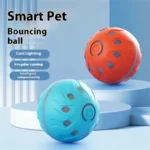 Smart Dog Toys Ball Electronic Interactive Cat Toy Pet Jump and Rolling Ball USB Automatic Moving Bouncing for Large Medium Dogs