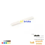 200pcs Bulk Building Blocks Figure Bricks Smooth 1x8 10Colors Educational Creative Size Compatible With 4162 Toy for Children - Image 6