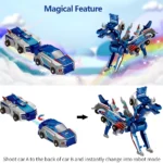Newest 2 in 1 Magic Transformation Car Transforms into Horse Transformation Toys Magnetic Collision Deformation Car Gift - Image 3