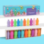 Children's Fun Beverages Color Match Toys 20bottles + base,Early Childhood Guessing Memory Training Interactive Puzzle Christmas - Image 3