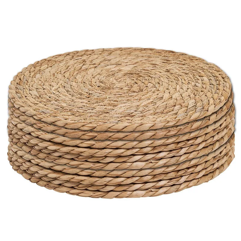 kf-Sdb4a0841236d4682b3b85327373adec3B Pot Mats Handwoven Rattan Placemats Round Heat Insulation Mats Natural Woven Table Mats For Dining Home Wedding Decor - Image 1