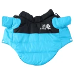 Pet Dog Jacket Coat For Small Medium Dogs Cats Winter Warm Puppy Clothing with Leash Hole Kitten Outfits Chihuahua Pug Apparel - Image 2