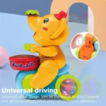 Baby Crawling Toy: Electronic Walking Elephant Drummer with Floating Ball, LED Lights, Music & Sounds | Interactive Sensory Toy - Image 4