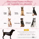 Pawhut Raised Dog Bed Breathable Indoor Outdoor 122X92X23 cm Red - Image 4