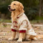 Chinese New Year Dog Clothing Tang Suit Winter Big Large Pet Apparel Border Collie Husky Labrador Golden Retriever Clothes Coat - Image 5