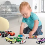 Kids Alloy Pull Back Car Toys Mini City Cartoon Inertia Racing Car Model Diecast Vehicle For Boys Girls Birthday Xmas Gift Bag - Image 4