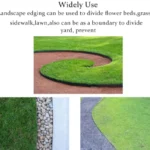 5/10M Fixed Lawn Landscaping Edging with Anchoring Spikes for Outdoor Home Courtyard Buildings Fence Garden Border Easy-Install - Image 6