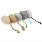 3/24Pcs Rattle Cat Mouse Toys Also Prefilled Catnip Faux Fur Cat Toys Interactive Cat Game Catnip Toys for Cats Pet Products - Image 4