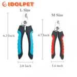 Professional Pet Nail Clipper with Safety Guard Stainless Steel Scissors Cat Dog for Claw Care Grooming Supplies Size Fits - Image 5