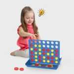 Connect 4 In A Line Board Game Children's Educational Toys Classic Party Chess Family Toy Early Educational Puzzle Thinking Gift - Image 4