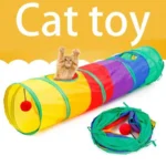 Cat Tunnel Pet Tube Collapsible Play Toy Indoor Outdoor Kitty Puppy Toys for Puzzle Exercising Training