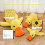 1/3PCS Things For Dogs Dogs Accessories Dog Supplies Calming Duck Squeaky Plush Toy Luxury Sleep Aid Durable Puppy Companion Pet - Image 5