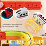 Magnetic Rail Car Cube Toys DIY Building Blocks Educational Toys Magical Track Train Construction Kids Children Gifts - Image 2