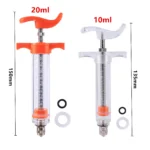 10ml/20ml Manual Feeding Rearing Gavage Crop Needle Straight Medication Tube Cage Birds Mice Parrot Fledgling Feeding Syringe - Image 2