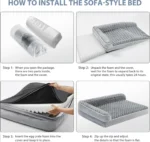 Orthopedic Dog Bed for Large Dogs – Waterproof Sofa-Style Bed with Removable Washable Cover, Non-Slip Base & Joint Support - Image 4