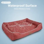 Waterproof Dog Bed Oxford Fabric Square Pet Cat Bed Mat Breathable Crate Pad for All Seasons Wholesale Scratch Resistance Supply - Image 3