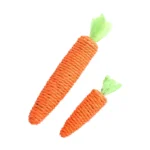 Carrot Pet Cat Toy Paper Rope Chew Toys Built-In Bell Small Animals Cute Pet Toys Pet Supplies Tooth Cleaning Toys Toys For Cats - Image 5