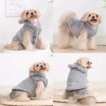 Soft Fleece Pet Dog Clothes Cute Hoodie Coat For Small Medium Dogs Cats Autumn Winter Puppy Hooded Jacket Sweater Pug Apparel - Image 5