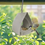 Bird Feeders for Outdoors Open Design Hanger with Top Hook Hut Shape Hangable Mounted Small Hummingbird Feeder for Outside - Image 4