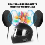 Freedconn Helmet Bluetooth Headset Group Motorcycle Intercom Headphones FM Music Share Intercomunicador up to 6 Riders T Com VB - Image 4
