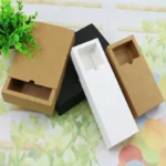 20 pcs Large Gift Box With Lid Paper Boxes For Packaging Small Carton box Kraft Box Soap Packing Black White gift box packaging - Image 5