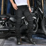 New Motorcycle Riding Jeans – Anti-Fall Racing Pants, Classic Rider Pants for All Seasons, Motorbike Protective Denim Trousers - Image 4