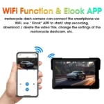 Jansite 5/7 inch Carplay Motorcycle DVR Navigation GPS Wireless CarPlay Android Auto IPX7 Display Screen Portable Moto Monitor - Image 6