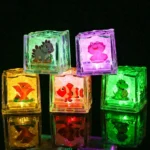1/3/5 PCS Baby Bath Bathtub LED Light Up Toys Colorful Waterproof Glowing Bath Toys Water Activated Light Up Bath Cubes - Image 5
