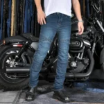 New Motorcycle Riding Jeans – Anti-Fall Racing Pants, Classic Rider Pants for All Seasons, Motorbike Protective Denim Trousers - Image 5