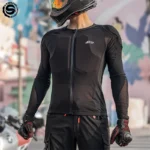 SFK Men's Motorcycle Cycling Jacket Summer Breathable Lightweight Riding Armor Clothing With CE Body Protective Gear Accessories - Image 3