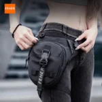 FEHER Motorcycle Thigh Bag Waterproof Unisex Multi-Functional Tear-resistant Motorbike Leg Bag Expandable Outdoors Tactical Bag - Image 3