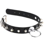 1Pc Harajuku Cosplay Rivet Star Punk Rock Gothic Women Collar Sexy PU Leather Heart Cross Spike Hip Hop Bondage Choker Jewelry - Image 2