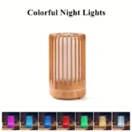 Air Humidifier Aromatherapy Machine Bird Cage Ultrasonic USB Humidifier, Essential Oil Diffuser With Colorful Night Lights - Image 3