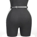 Women Sexy Leg Chain Harness garter Belt Waist Corset Belt Leather Harness Waists Thigh Harness Gothic Clothing Accessory - Image 4