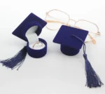 Velvet Ring Box Graduation Bachelor Cap Jewelry Packging Box Wedding Engagement Earring Box Graduation Gift Jewelry Organizer - Image 3