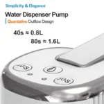 B59B-Household Electric Water Pump Bottled Water Pump Folding Water Dispenser Pump Electric Water Dispenser For Home - Image 4