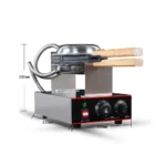 Commercial Bubble Waffle Maker Egg Waffle Machine Electric Rotating Bubble Muffin Machine