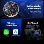 EKIY 5.0" For BMW R1200GS R1250GS F800 F900 S1000XR GPS Motorcycle Navigation Wireless CarPlay Moto Android Auto For WonderWheel - Image 4