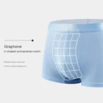 4pcs Boxer Shorts Men's Ice Silk Underwear Cool Underpants Breathable Sexy Thin Panties U Convex Lingerie Wholesale Lots L-6XL - Image 6