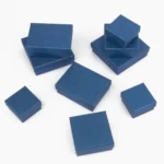 1PCS Royal Blue Square Jewelry Display Gifts Box Organizer Engagement for Ring Earring Brooch Necklace Bracelet Packaging Boxes - Image 2