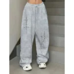 Ladies' New Street Dance Trendy Brand Sports Pants Autumn and Winter New Neutral Sports Casual Sports Pants