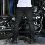 New Motorcycle Riding Jeans – Anti-Fall Racing Pants, Classic Rider Pants for All Seasons, Motorbike Protective Denim Trousers - Image 3
