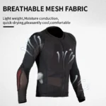 SFK Men's Motorcycle Cycling Jacket Summer Breathable Lightweight Riding Armor Clothing With CE Body Protective Gear Accessories - Image 5